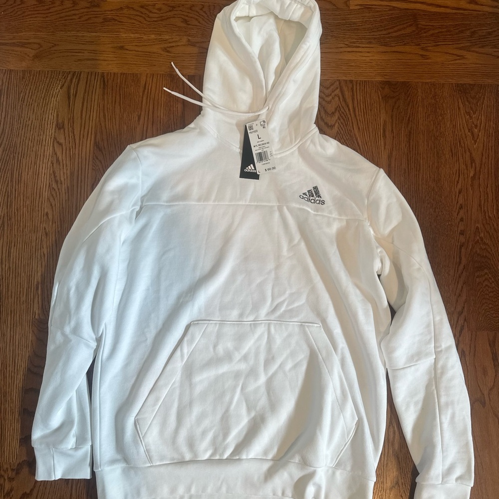 Adidas White Men's Hoodie